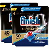 Finish Quantum 100 Yıkama Tablet Bulaşık Makinesi Deterjanı 2x50 Adet 